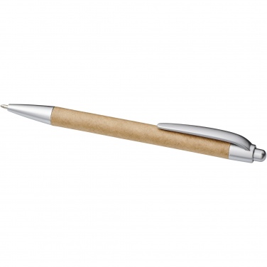 Logo trade promotional merchandise picture of: Tiflet recycled paper ballpoint pen